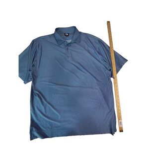 Footjoy👀 Polo Shirt Size XL Golf Blue‎ Houndstooth Pattern
